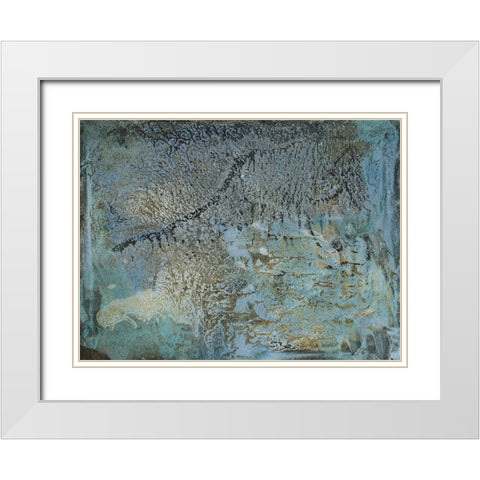 Proximity III White Modern Wood Framed Art Print with Double Matting by Bramma, Lila