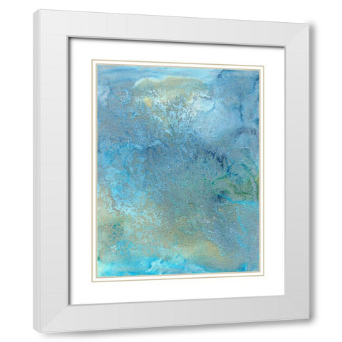 Proximity IV White Modern Wood Framed Art Print with Double Matting by Bramma, Lila