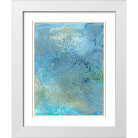 Proximity IV White Modern Wood Framed Art Print with Double Matting by Bramma, Lila