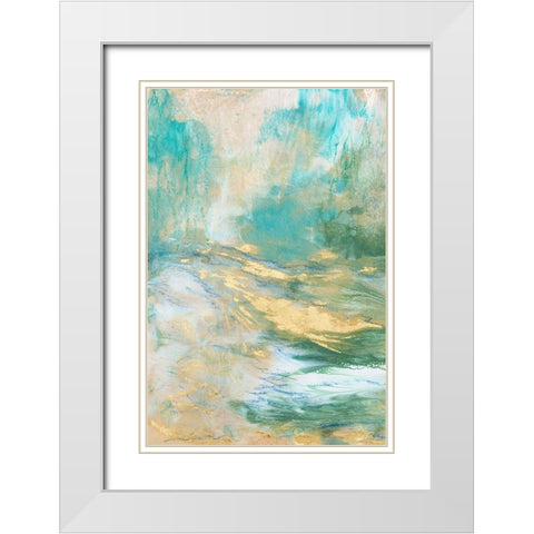 Meet Me There I White Modern Wood Framed Art Print with Double Matting by Bramma, Lila