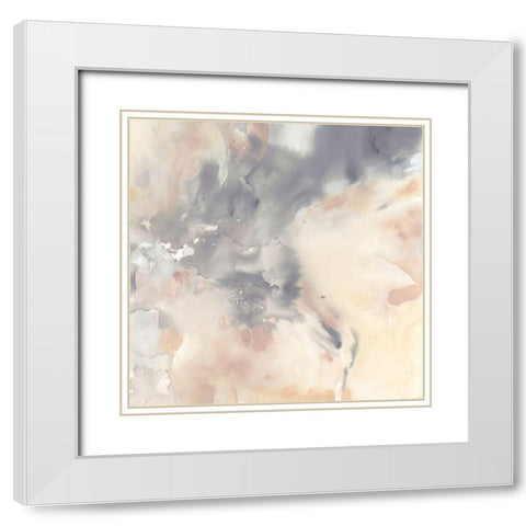 Macro Focus II White Modern Wood Framed Art Print with Double Matting by OToole, Tim