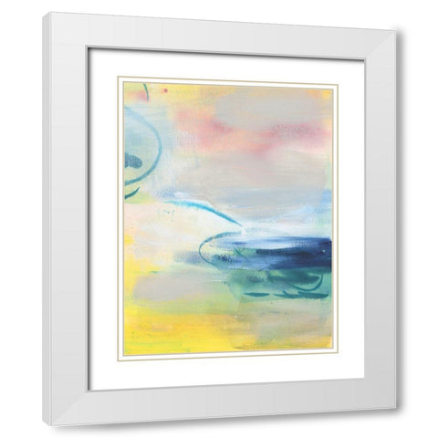 Some Day Soon I White Modern Wood Framed Art Print with Double Matting by Combs, Joyce