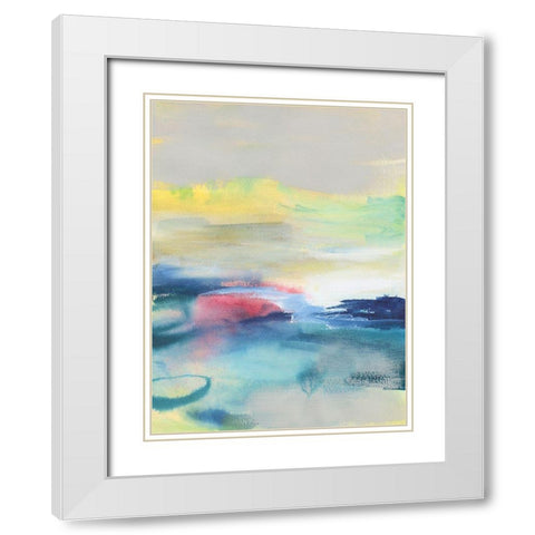 Some Day Soon II White Modern Wood Framed Art Print with Double Matting by Combs, Joyce