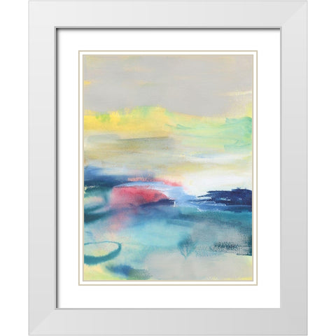 Some Day Soon II White Modern Wood Framed Art Print with Double Matting by Combs, Joyce