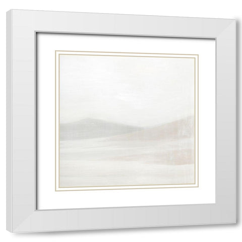 White Sand Storm II White Modern Wood Framed Art Print with Double Matting by Popp, Grace