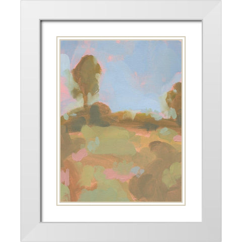 Claudias Place I White Modern Wood Framed Art Print with Double Matting by Green, Jacob