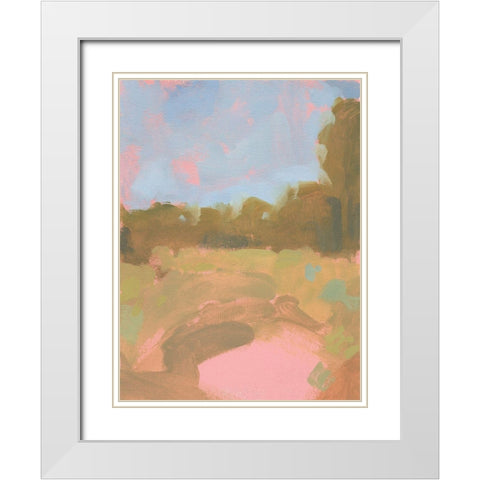 Claudias Place II White Modern Wood Framed Art Print with Double Matting by Green, Jacob