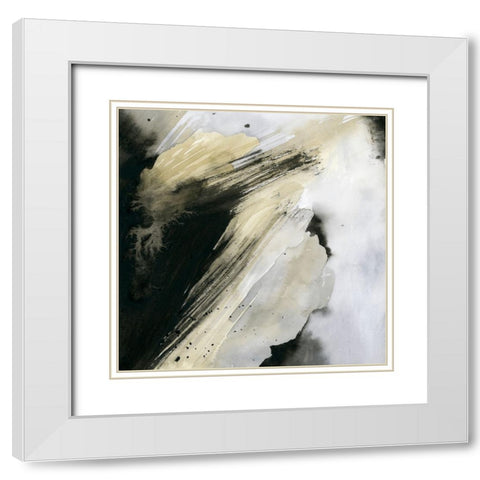 The Shores Edge I White Modern Wood Framed Art Print with Double Matting by Popp, Grace