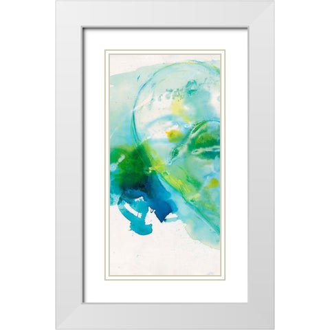 Broken Heart I White Modern Wood Framed Art Print with Double Matting by Combs, Joyce