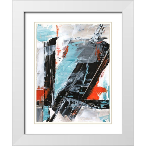 Missed Connection I White Modern Wood Framed Art Print with Double Matting by Harper, Ethan