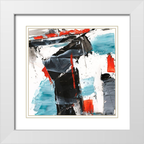 Missed Connection III White Modern Wood Framed Art Print with Double Matting by Harper, Ethan