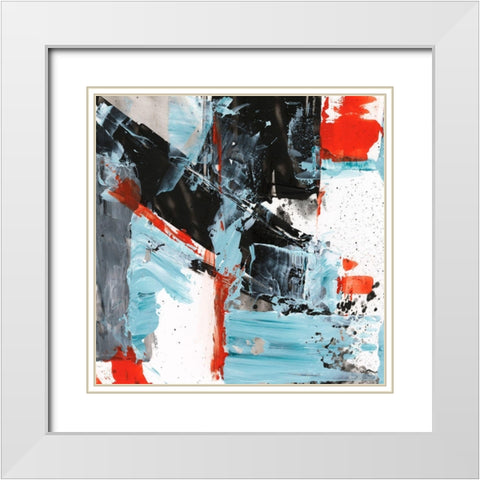Missed Connection IV White Modern Wood Framed Art Print with Double Matting by Harper, Ethan