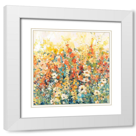 Parisian Spring I White Modern Wood Framed Art Print with Double Matting by OToole, Tim