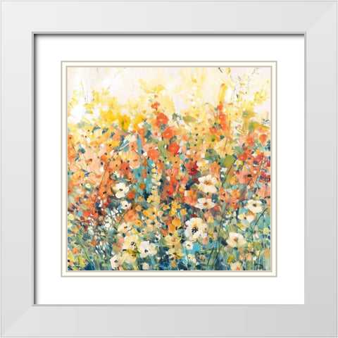 Parisian Spring I White Modern Wood Framed Art Print with Double Matting by OToole, Tim