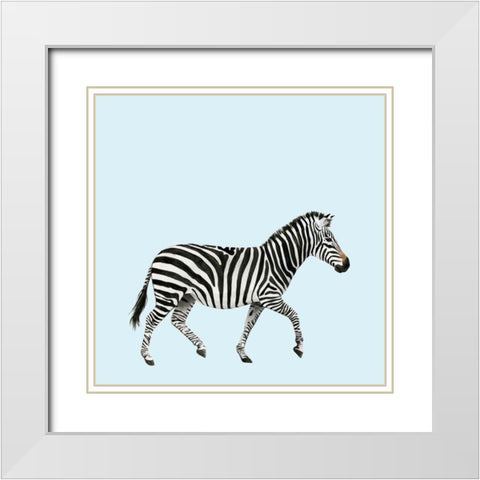 Twilight Safari I White Modern Wood Framed Art Print with Double Matting by Popp, Grace