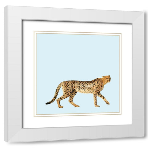 Twilight Safari III White Modern Wood Framed Art Print with Double Matting by Popp, Grace