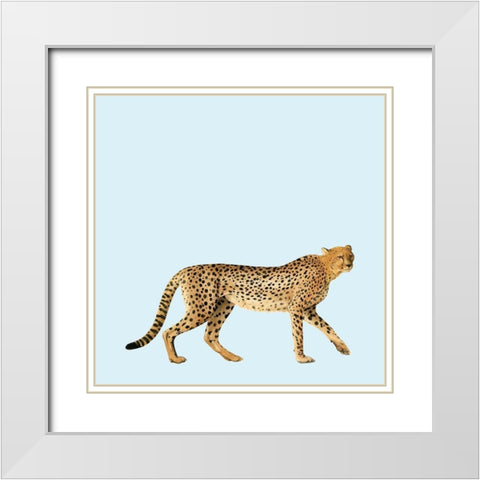 Twilight Safari III White Modern Wood Framed Art Print with Double Matting by Popp, Grace