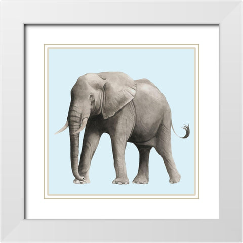 Twilight Safari IV White Modern Wood Framed Art Print with Double Matting by Popp, Grace