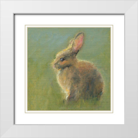 Thatcher White Modern Wood Framed Art Print with Double Matting by Wendling, Marilyn
