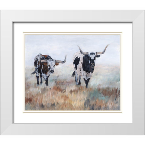 Picture Perfect IV White Modern Wood Framed Art Print with Double Matting by Winkler, Kathy