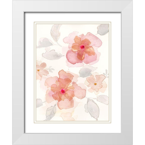 Small Glories I White Modern Wood Framed Art Print with Double Matting by Quin, Marabeth