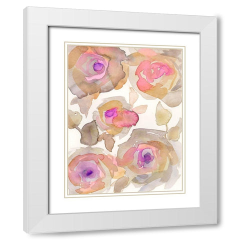 Small Glories III White Modern Wood Framed Art Print with Double Matting by Quin, Marabeth