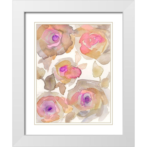 Small Glories III White Modern Wood Framed Art Print with Double Matting by Quin, Marabeth