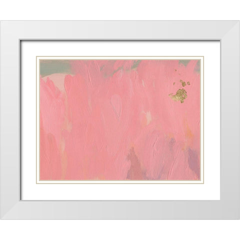 Cherry Horizon I White Modern Wood Framed Art Print with Double Matting by Green, Jacob