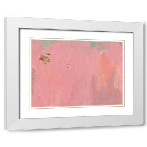 Cherry Horizon II White Modern Wood Framed Art Print with Double Matting by Green, Jacob