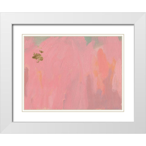 Cherry Horizon II White Modern Wood Framed Art Print with Double Matting by Green, Jacob