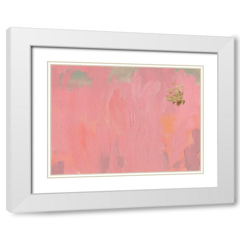Cherry Horizon III White Modern Wood Framed Art Print with Double Matting by Green, Jacob