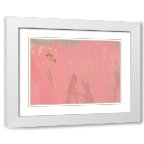 Cherry Horizon IV White Modern Wood Framed Art Print with Double Matting by Green, Jacob