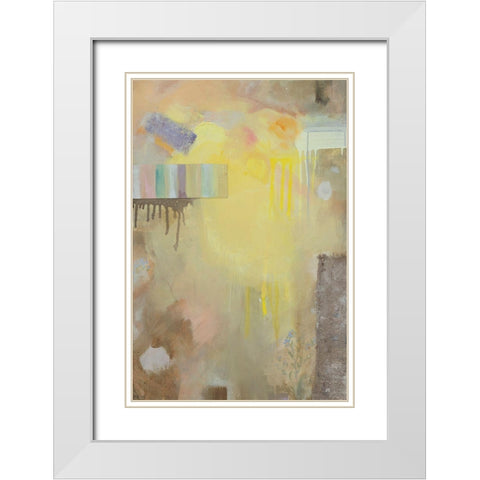 Collected Things I White Modern Wood Framed Art Print with Double Matting by Iafrate, Sandra