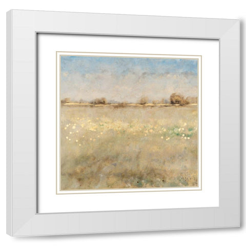 Meadow Plane II White Modern Wood Framed Art Print with Double Matting by OToole, Tim