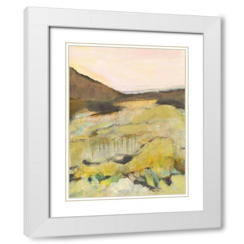 Desert Road Trip I White Modern Wood Framed Art Print with Double Matting by Fuchs, Jodi