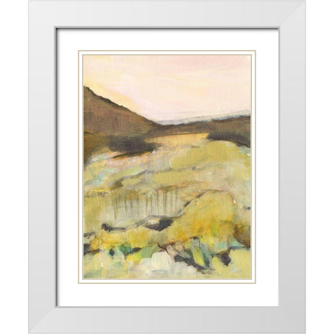 Desert Road Trip I White Modern Wood Framed Art Print with Double Matting by Fuchs, Jodi
