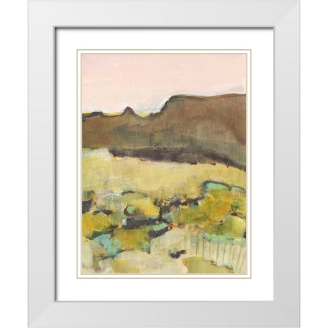 Desert Road Trip II White Modern Wood Framed Art Print with Double Matting by Fuchs, Jodi