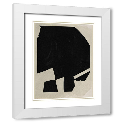 Big Graphic II White Modern Wood Framed Art Print with Double Matting by Green, Jacob