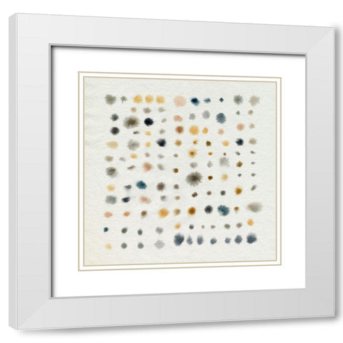 Spice Spills II White Modern Wood Framed Art Print with Double Matting by Popp, Grace