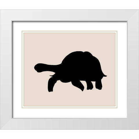 Animal Sprinter IV White Modern Wood Framed Art Print with Double Matting by Green, Jacob