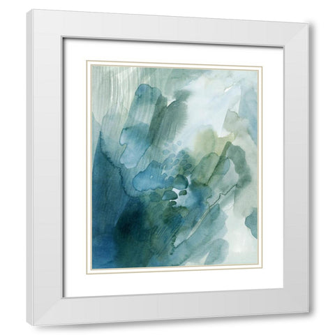 River Gleam I White Modern Wood Framed Art Print with Double Matting by Popp, Grace