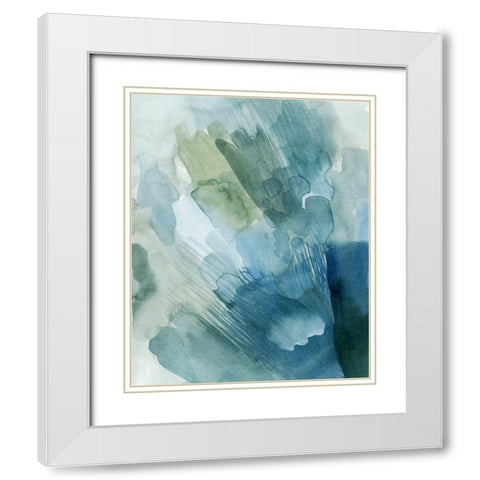 River Gleam II White Modern Wood Framed Art Print with Double Matting by Popp, Grace