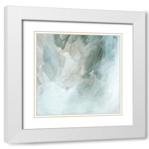 Snow and Sediment II White Modern Wood Framed Art Print with Double Matting by Popp, Grace