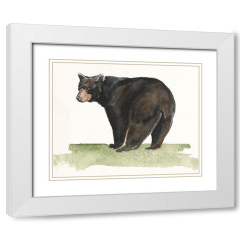 Forest Resident I White Modern Wood Framed Art Print with Double Matting by Moore, Regina