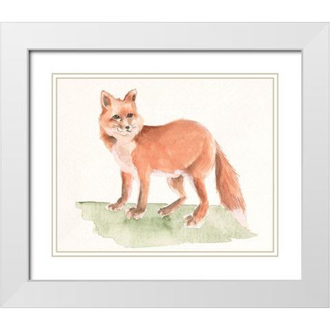 Forest Resident IV White Modern Wood Framed Art Print with Double Matting by Moore, Regina