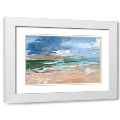 Painters Composition Study II White Modern Wood Framed Art Print with Double Matting by Harper, Ethan
