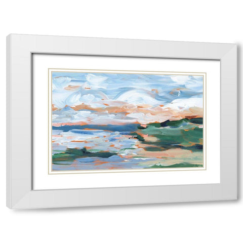 Painters Composition Study IV White Modern Wood Framed Art Print with Double Matting by Harper, Ethan