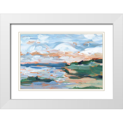 Painters Composition Study IV White Modern Wood Framed Art Print with Double Matting by Harper, Ethan