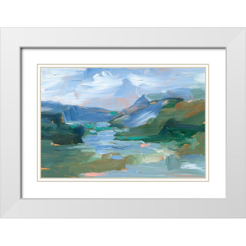Painters Composition Study VI White Modern Wood Framed Art Print with Double Matting by Harper, Ethan