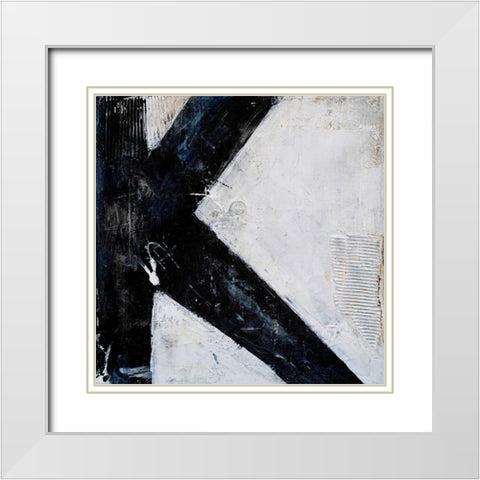 Take II White Modern Wood Framed Art Print with Double Matting by Ashley, Erin
